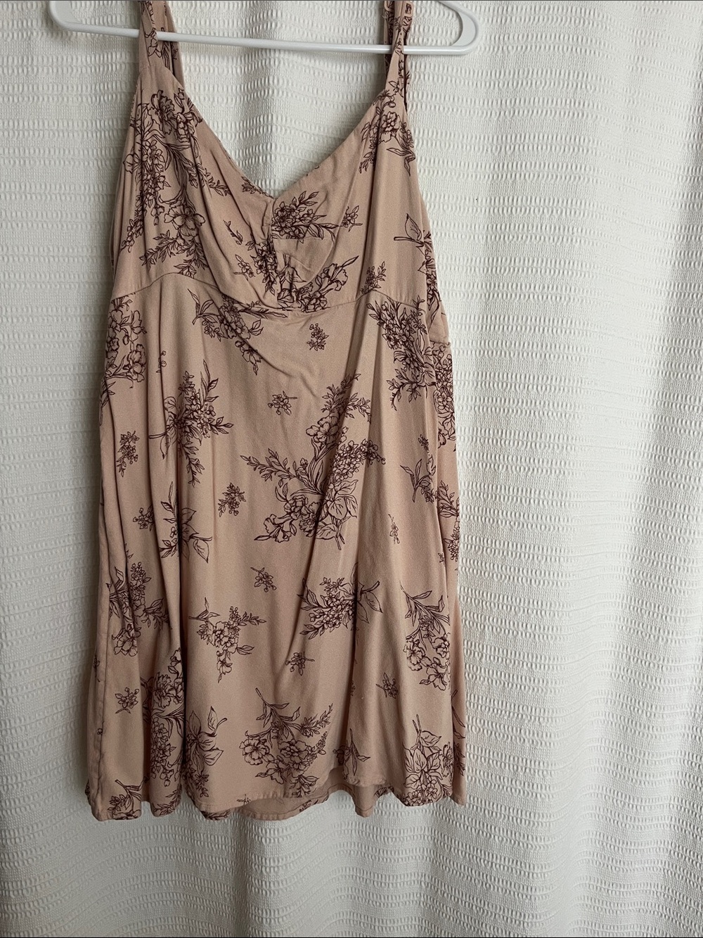 Old Navy Blush Floral Skater Skirt
